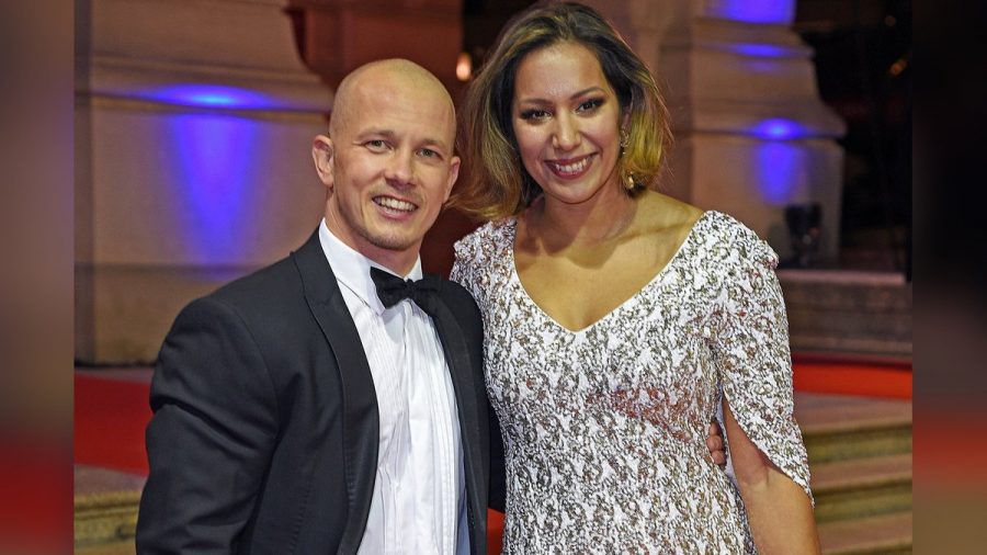 Fabian Hambüchen und seine Ehefrau Viktoria. (jru/spot)