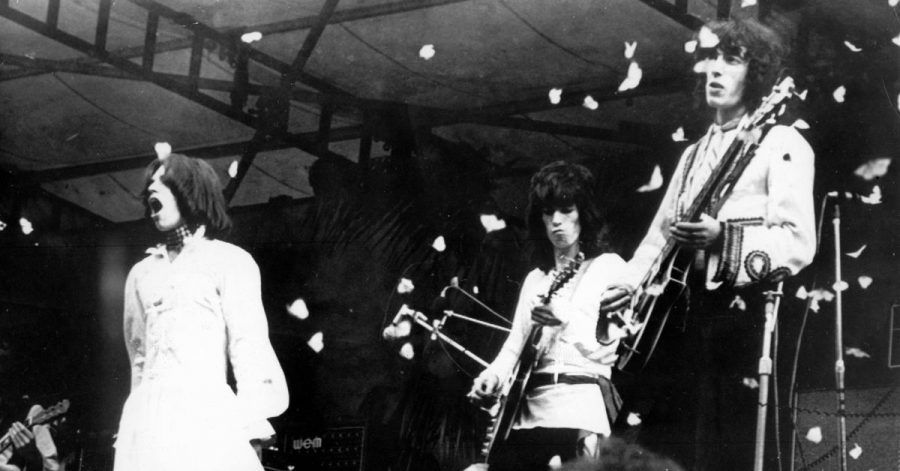 Die Rolling Stones 1969 im Hyde Park.