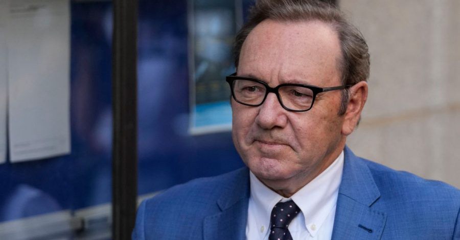 Kevin Spacey, Schauspieler aus den USA, auf dem Weg ins Londoner Gericht.