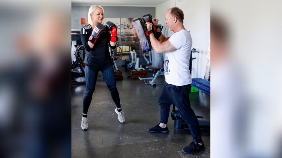 Ulla Kock am Brink gibt beim Training alles. (obr/spot)