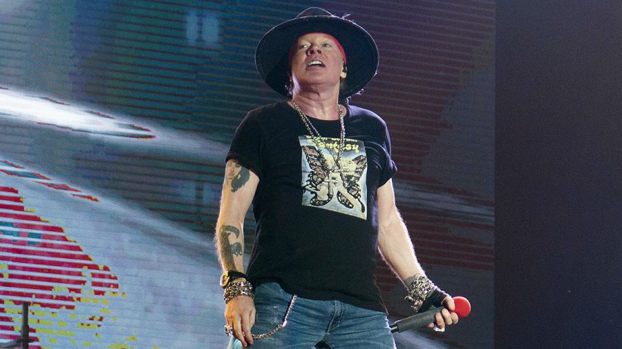 Axl Rose bei Konzert