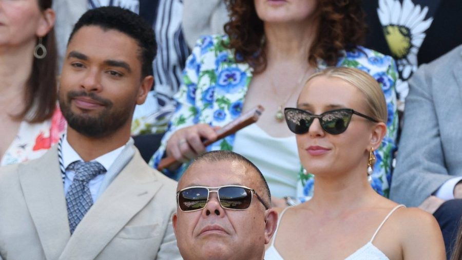 Regé-Jean Page (l.) und seine Freundin Emily Brown in Wimbledon. (hub/spot)