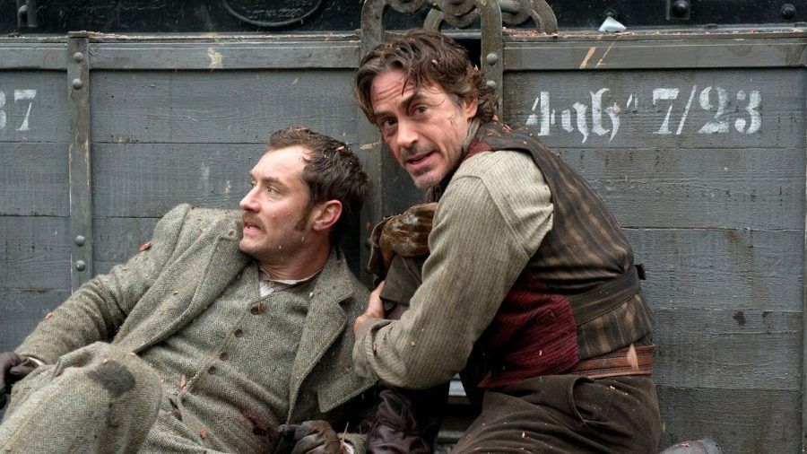 "Sherlock Holmes: Spiel im Schatten": Dr. John Watson (Jude Law, l.) und Sherlock Holmes (Robert Downey Jr.) wollen Professor Moriarty das Handwerk legen. (cg/spot)