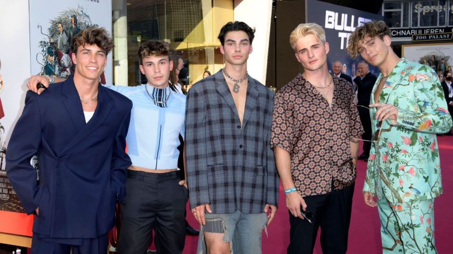 Die Elevator Boys bei der Premiere von "Bullet Train"