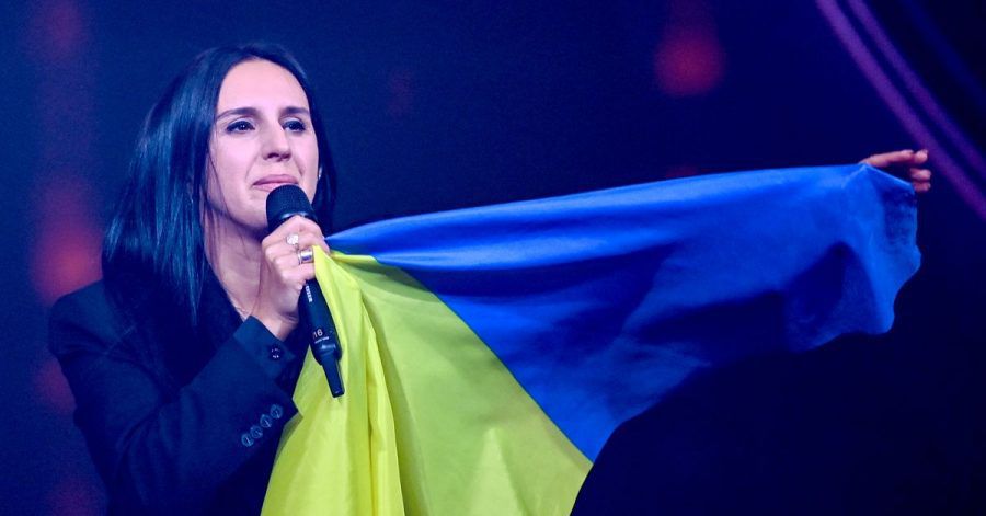 Die ukrainische Sängerin Jamala steht beim deutschen ESC-Vorentscheid auf der Bühne.