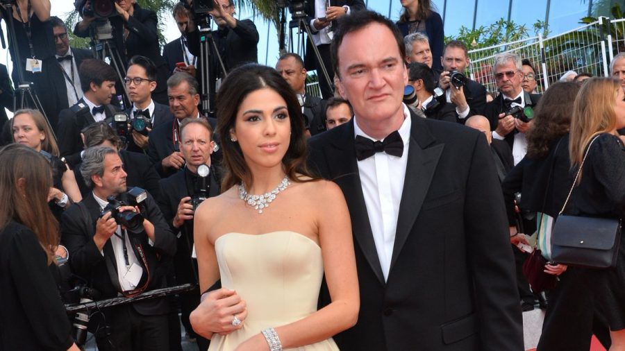 Quentin Tarantino und seine Ehefrau Daniella bei einem Auftritt in Cannes. (hub/spot)