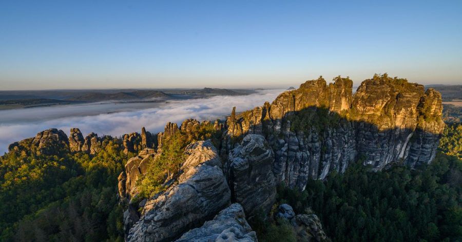 Felsen in der Sächsischen Schweiz.
