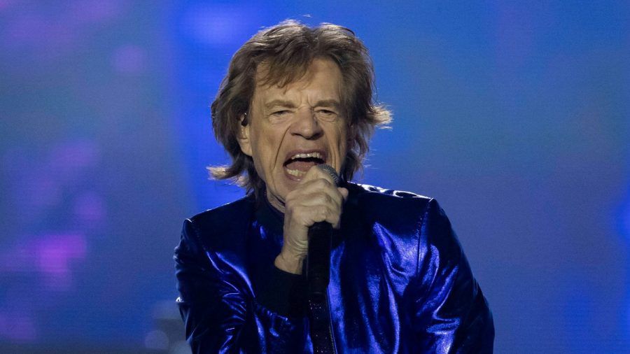 Mick Jagger während seines Auftritts in der Gelsenkirchener Veltins-Arena. (dr/spot)