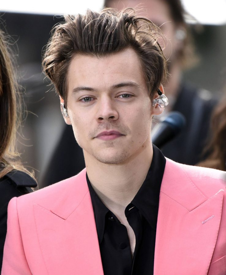 Harry Styles im rosa Sakko