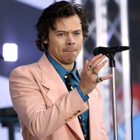 Harry Styles 2020 bei einem Auftritt in New York City