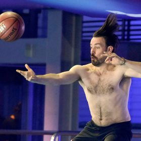 Jan Köppen in der Fernsehshow RTL Turmspringen