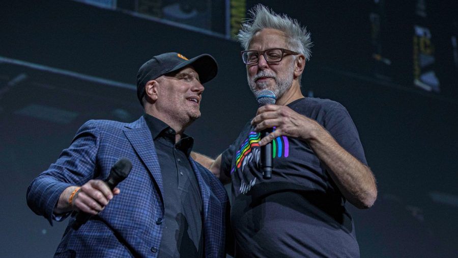 Kevin Feige (l.) und James Gunn haben Mitgefühl gezeigt. (amw/spot)