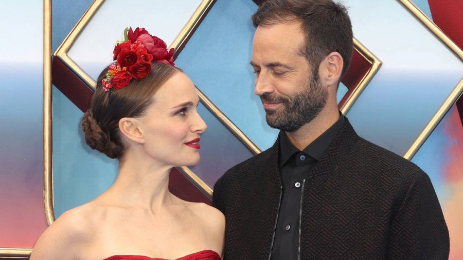 Natalie Portman und Benjamin Millepied bei der "Thor"-Premiere. (eee/spot)