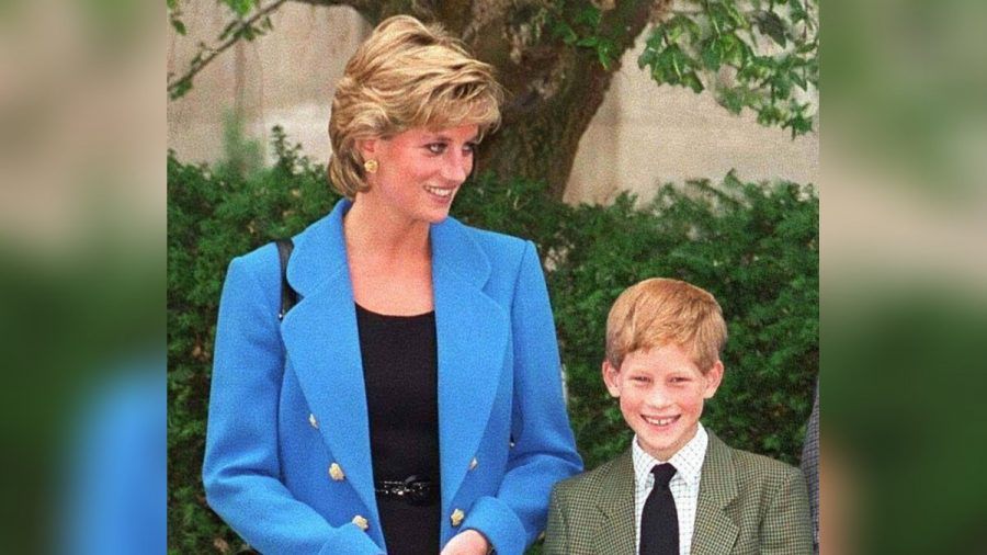 Prinzessin Diana mit ihrem Sohn Prinz Harry. (dr/spot)