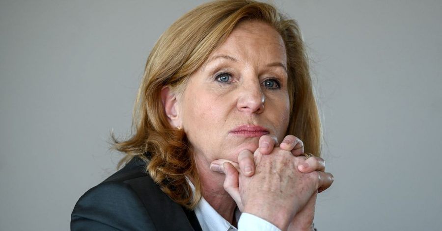 Patricia Schlesinger bei einem dpa-Interview. Nach ihrem Rücktritt berät der RBB über das weitere Vorgehen.