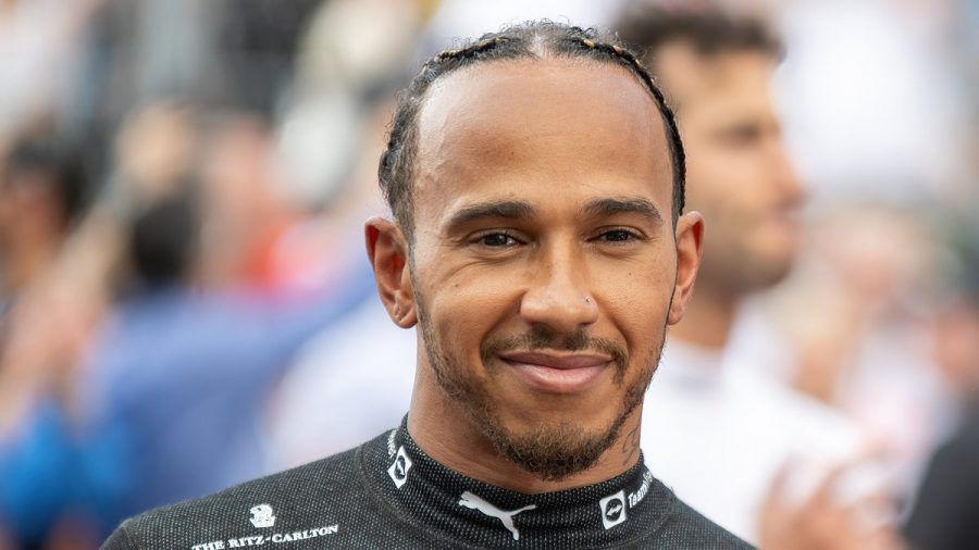 Formel-1-Star Lewis Hamilton beim Großen Preis von Miami im Mai 2022. (lau/spot)