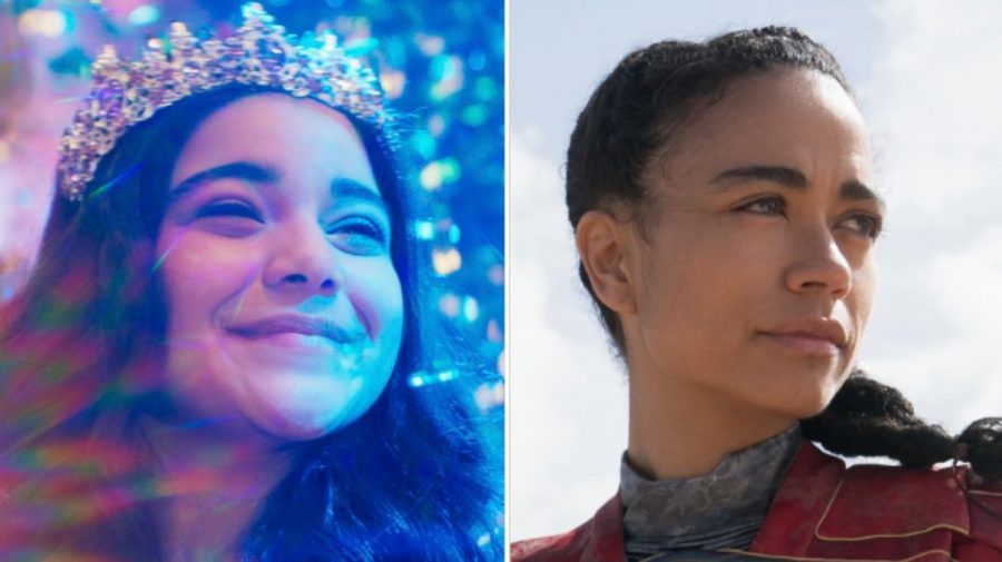 Iman Vellani als Kamala Khan in "Ms. Marvel" und Lauren Ridloff als Makkari in "Eternals". (lau/spot)