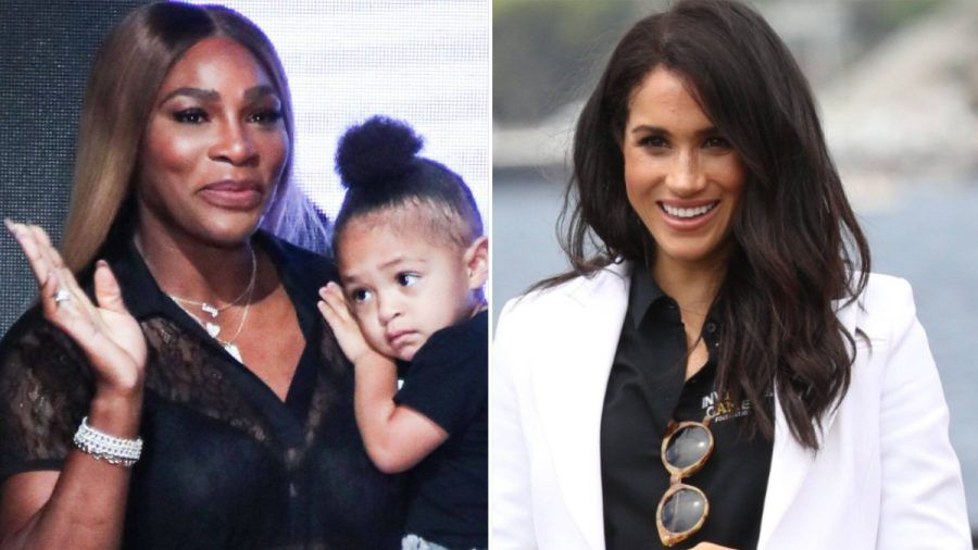 Serena Williams (l.) und Herzogin Meghan verbindet seit Jahren eine enge Freundschaft. (eee/spot)