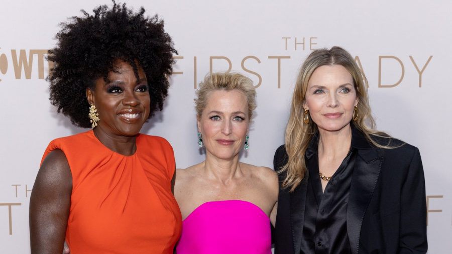 Kurzes Gastspiel für Viola Davis, Gillian Anderson und Michelle Pfeiffer (v.l.n.r.). (smi/spot)