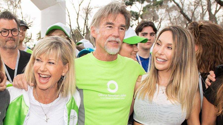 Olivia Newton- John, Ehemann John Easterling und Tochter Chloe Lattanzi bei einem Event im Oktober 2019. (jom/spot)