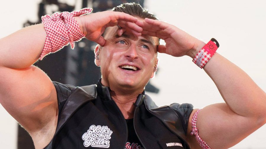 Andreas Gabalier während seines Auftritts in München am 6. August. (wue/spot)