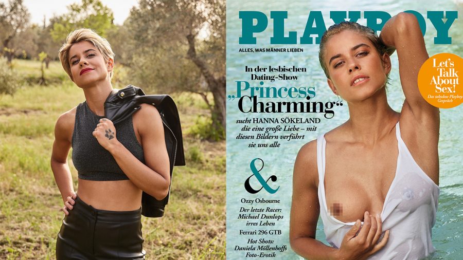 Hanna Sökeland zeigt sich im neuen Playboy