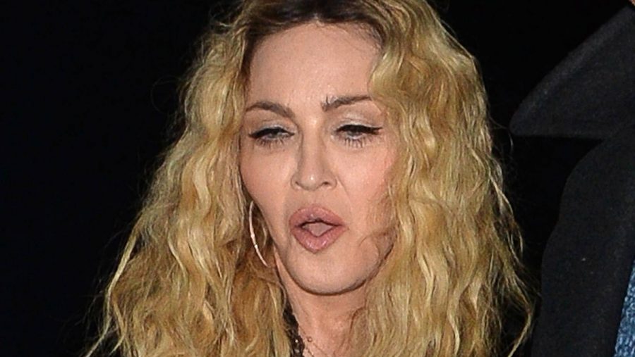 Madonna verwundert
