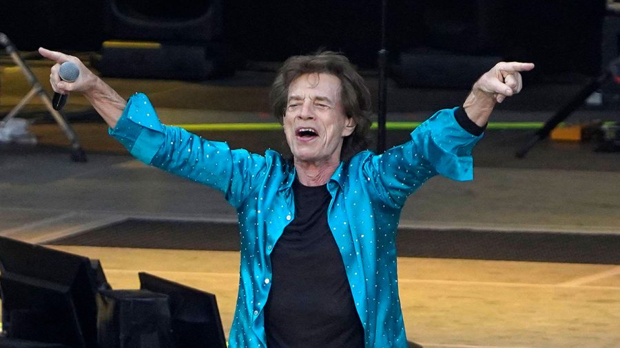 Mick Jagger von den Rolling Stones live beim Abschlusskonzert der Sixty Tour in der Waldbühne.