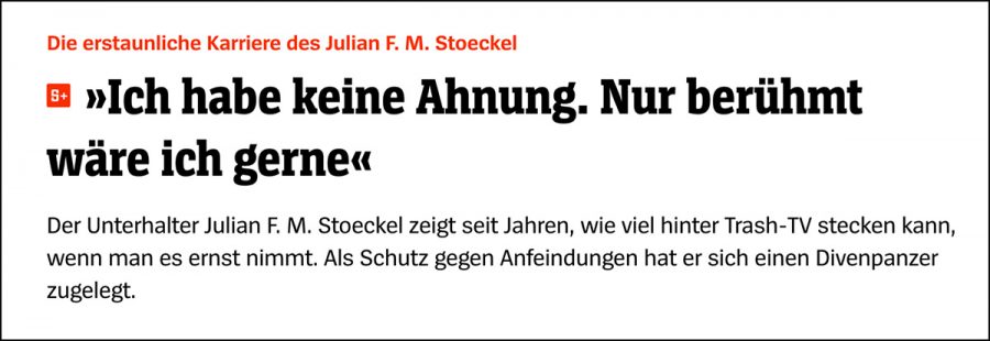 Julian F.M. Stoeckel