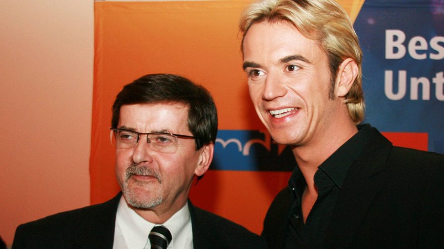 Udo Foht (li.) und Moderator Florian Silbereisen