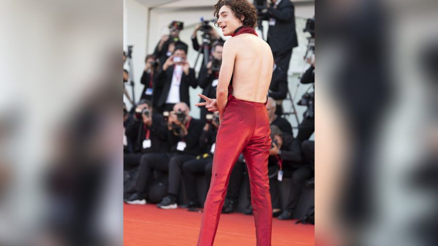 Timothée Chalamet in Venedig. (hub/spot)