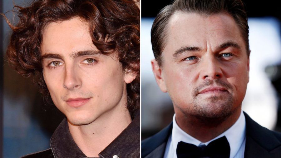Leonardo DiCaprio (r.) stand Timothée Chalamet mit einem klugen Ratschlag zur Seite. (lau/spot)