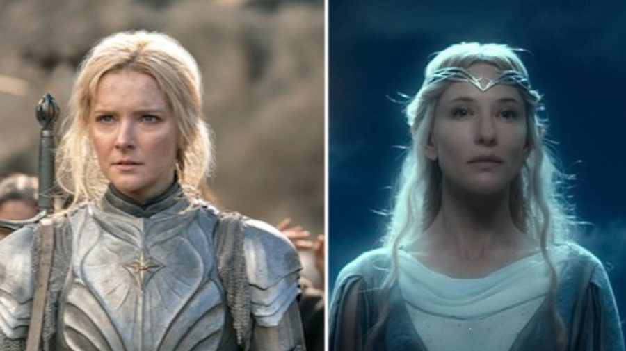 Die zwei Galadriel-Versionen - links Morfydd Clark, daneben Cate Blanchett - unterscheiden sich stark voneinander. (lau/spot)