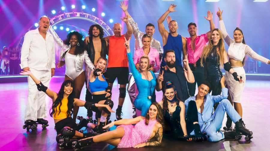 Die teilnehmenden Promis von "Skate Fever - Stars auf Rollschuhen". (stk/spot)