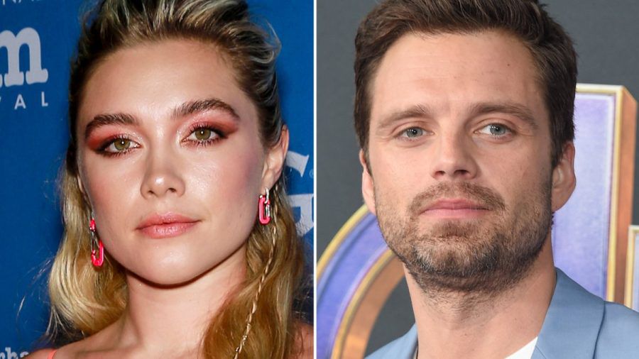 Florence Pugh (l.) und Sebastian Stan sind nur zwei der Stars aus dem Team-Film "Thunderbolts" der Marvel Studios. (lau/spot)