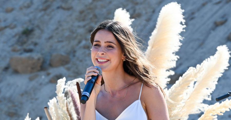 Die Sängerin Lena Meyer-Landrut im Juni 2021 beim Launch ihres Modelabels «a lot less» in Zossen.
