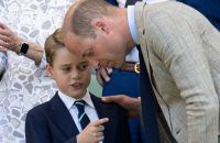 Prinz George mit seinem Vater Prinz William. (hub/spot)