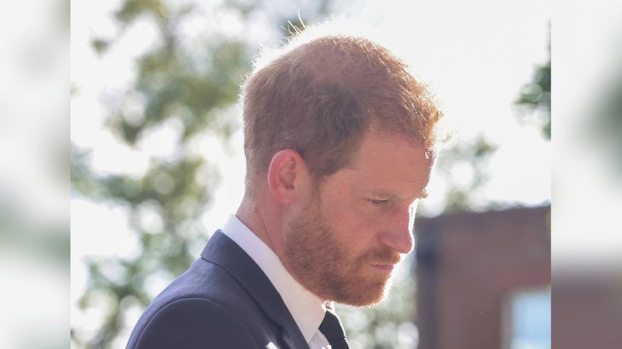 Prinz Harry trauert in Windsor um seine verstorbene Großmutter Queen Elizabeth II. (dr/spot)