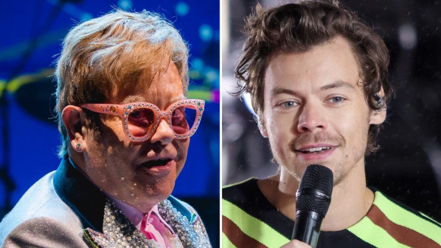 Elton John (li.) und Harry Styles kommen beide aus Großbritannien. (amw/spot)