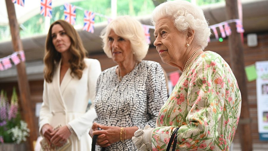 Kate, Camila und die Queen im Juni 2021