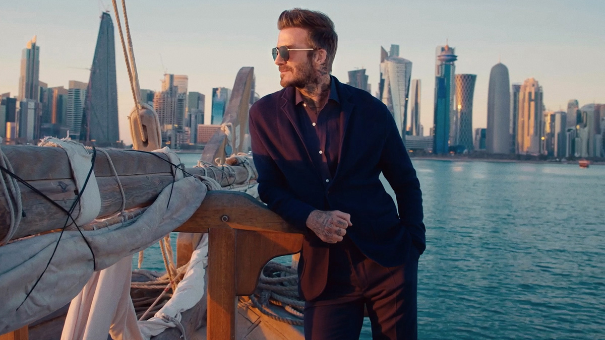 David Beckham macht Werbung für Katar