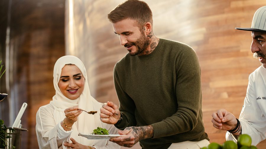 David Beckham macht Werbung für Katar