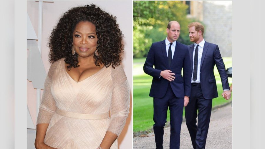 Oprah Winfrey (l.) äußert sich zur möglichen Aussöhnung von William und Harry. (dr/spot)