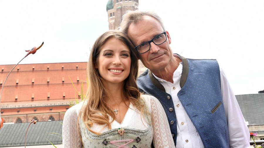 Cathy Hummels mit Vater Freddy Fischer