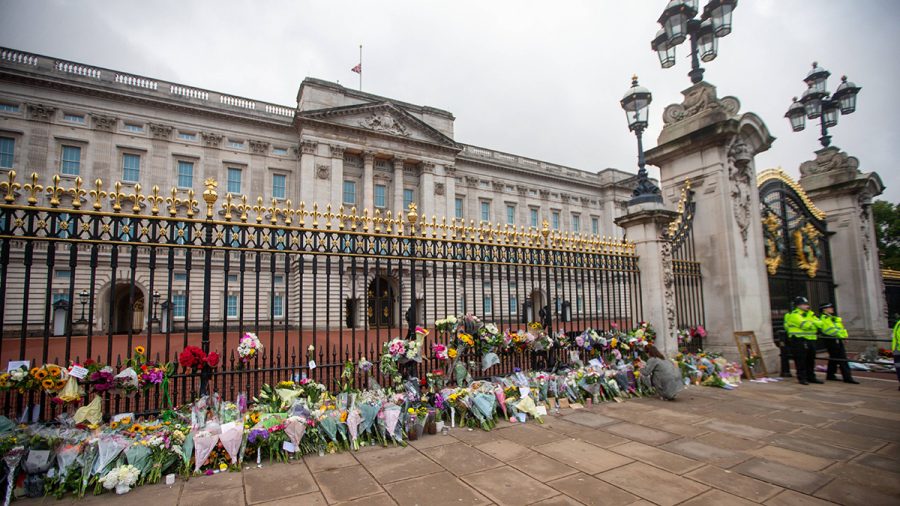 Der Buckingham-Palast am Freitagmorgen