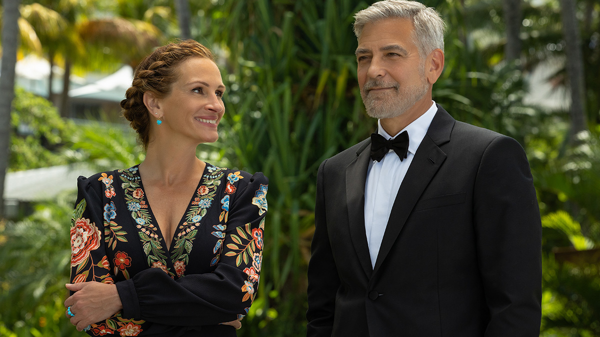 Julia Roberts und George Clooney in "Ticket To Paradise"