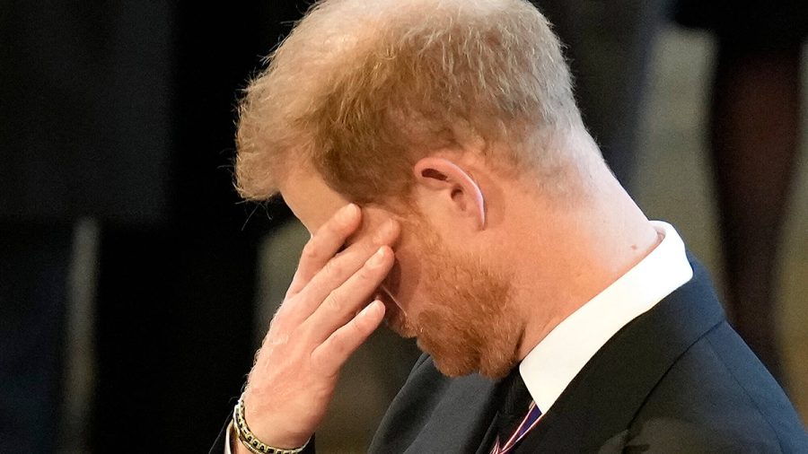 Prinz Harry in der Westminster Abbey