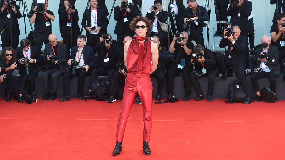 Timothee Chalamet in Venedig