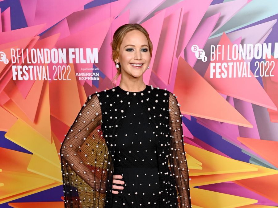 Jennifer Lawrence - October 2022 - Causeway premiere -  BFI Southbank - London - Getty BangShowbiz