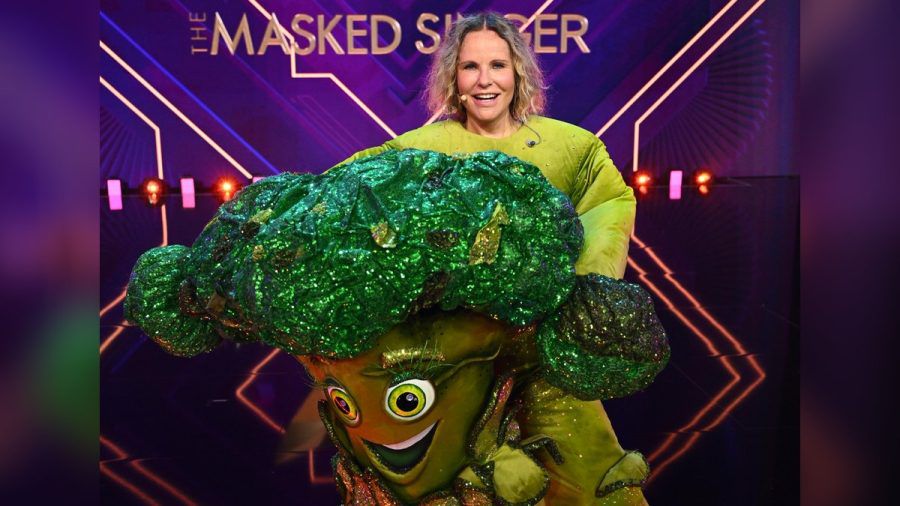 Katja Burkard steckte im Brokkoli-Kostüm. (tae/spot)